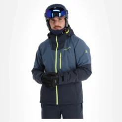 Fischer, Bansko Ski-jas Heren Sea Grijs -XUEFENG EXTREME OUTFIT fischer bansko aa jas gevoerd heren sea grijs 22fisch107v2 BI 04