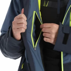 Fischer, Bansko Ski-jas Heren Sea Grijs -XUEFENG EXTREME OUTFIT fischer bansko aa jas gevoerd heren sea grijs 22fisch107v2 BI 14