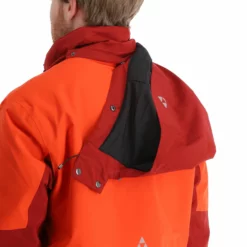 Fischer, Bansko Ski-jas Heren Tomato Rood -XUEFENG EXTREME OUTFIT fischer bansko aa jas gevoerd heren tomato rood 22fisch107v3 BI 11