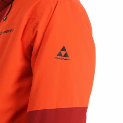 Fischer, Bansko Ski-jas Heren Tomato Rood -XUEFENG EXTREME OUTFIT fischer bansko aa jas gevoerd heren tomato rood 22fisch107v3 BI 15