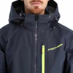 Fischer, Hocheck M Hardshell Ski-jas Heren Nights Blauw -XUEFENG EXTREME OUTFIT fischer hocheck m ab hardshell jas heren nights blauw 22fisch103v1 BI 12