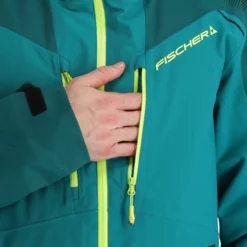 Fischer, Rc4 Ski-jas Heren Kayak Groen 26 Fischer, Rc4 Ski-jas Heren Kayak Groen -XUEFENG EXTREME OUTFIT fischer rc4 aa jas gevoerd heren kayak groen 22fisch105v1 BI 12