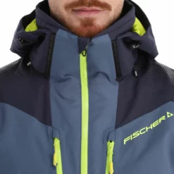 Fischer, Rc4 Ski-jas Heren Sea Grijs -XUEFENG EXTREME OUTFIT fischer rc4 aa jas gevoerd heren sea grijs 22fisch105v5 BI 07