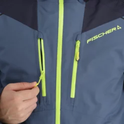 Fischer, Rc4 Ski-jas Heren Sea Grijs -XUEFENG EXTREME OUTFIT fischer rc4 aa jas gevoerd heren sea grijs 22fisch105v5 BI 12