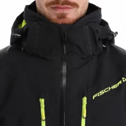 Fischer, Rc4 Ski-jas Heren Zwart -XUEFENG EXTREME OUTFIT fischer rc4 aa jas gevoerd heren zwart 22fisch105v4 BI 07