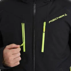 Fischer, Rc4 Ski-jas Heren Zwart -XUEFENG EXTREME OUTFIT fischer rc4 aa jas gevoerd heren zwart 22fisch105v4 BI 12