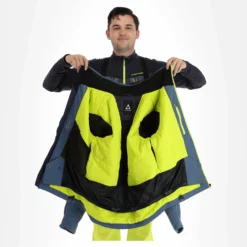 Fischer, Semmering Ski-jas Heren Sea Grijs -XUEFENG EXTREME OUTFIT fischer semmering aa jas gevoerd heren sea grijs 22fisch106v1 BI 06