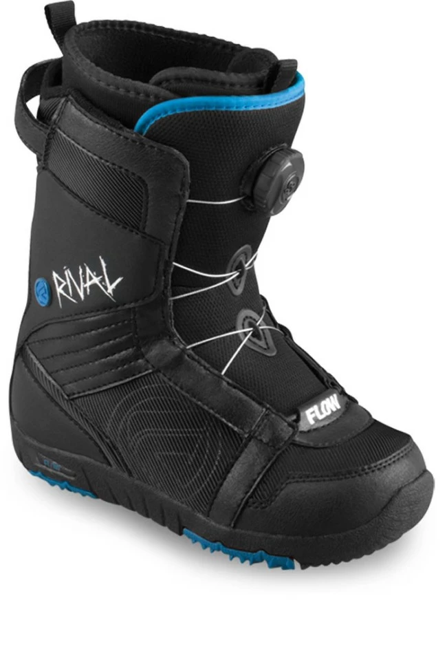 Flow Rival BOA Jr. Snowboard Boots Black 3 Flow Rival BOA Jr. Snowboard Boots Black