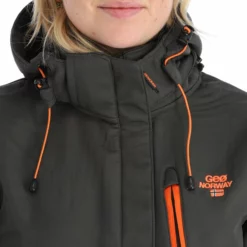 Geographical Norway, Touna Eo Lady 056 Softshell Ski-jas Dames Dark Grijs -XUEFENG EXTREME OUTFIT geographical norway touna eo lady 056 ac softshell jas dames dark 22geogr104v2 BI 07