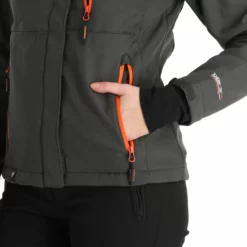 Geographical Norway, Touna Eo Lady 056 Softshell Ski-jas Dames Dark Grijs -XUEFENG EXTREME OUTFIT geographical norway touna eo lady 056 ac softshell jas dames dark 22geogr104v2 BI 09