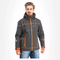 Geographical Norway, Tushiba Men 007 + Bs Softshell Ski-jas Heren Dark Grijs, Oranje -XUEFENG EXTREME OUTFIT geographical norway tushiba 007 softshell ski jas heren dark grijsoranje ac19geow11a 04.3635