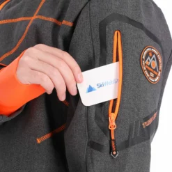 Geographical Norway, Tushiba Men 007 + Bs Softshell Ski-jas Heren Dark Grijs, Oranje -XUEFENG EXTREME OUTFIT geographical norway tushiba 007 softshell ski jas heren dark grijsoranje ac19geow11a 06.3635