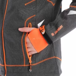 Geographical Norway, Tushiba Men 007 + Bs Softshell Ski-jas Heren Dark Grijs, Oranje -XUEFENG EXTREME OUTFIT geographical norway tushiba 007 softshell ski jas heren dark grijsoranje ac19geow11a 09.3635