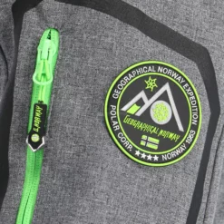 Geographical Norway, Tushiba Men 007 + Bs Softshell Ski-jas Heren Light Grijs, Groen -XUEFENG EXTREME OUTFIT geographical norway tushiba 007 softshell ski jas heren light grijsgroen ac19geow11e 011.3635