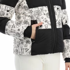 Head, Ashley Ski-jas Dames Legacy Print Ivory Wit -XUEFENG EXTREME OUTFIT head ashley aa jas gevoerd dames legacy print ivory wit 22headx154v2 BI 09