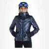 Head, Frost Ski-jas Dames Metalic Denim Blauw 2 Head, Frost Ski-jas Dames Metalic Denim Blauw -XUEFENG EXTREME OUTFIT head frost aa jas gevoerd dames metalic denim blauw 22headx150v2 BI 02