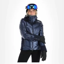 Head, Frost Ski-jas Dames Metalic Denim Blauw -XUEFENG EXTREME OUTFIT head frost aa jas gevoerd dames metalic denim blauw 22headx150v2 BI 04
