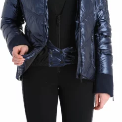 Head, Frost Ski-jas Dames Metalic Denim Blauw -XUEFENG EXTREME OUTFIT head frost aa jas gevoerd dames metalic denim blauw 22headx150v2 BI 09