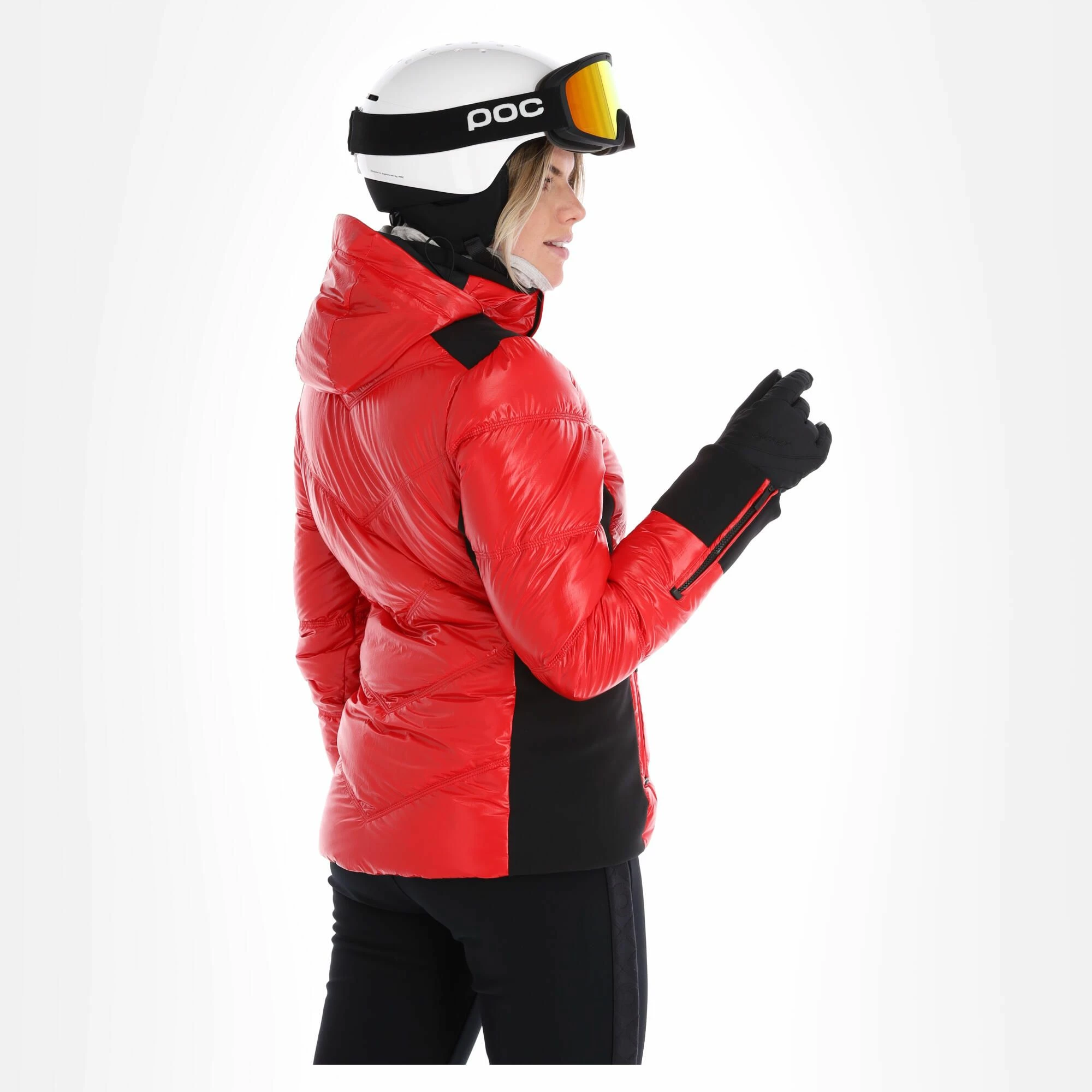 Head, Frost Ski-jas Dames Metallic Rood 4 Head, Frost Ski-jas Dames Metallic Rood - Afbeelding 2