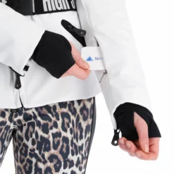 High Society, Jacy Ski-jas Dames Wit -XUEFENG EXTREME OUTFIT high society down jacket aa jas gevoerd dames wit 22highs104v1 BI 09