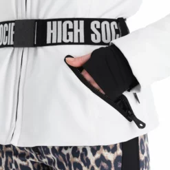 High Society, Jacy Ski-jas Dames Wit -XUEFENG EXTREME OUTFIT high society down jacket aa jas gevoerd dames wit 22highs104v1 BI 13