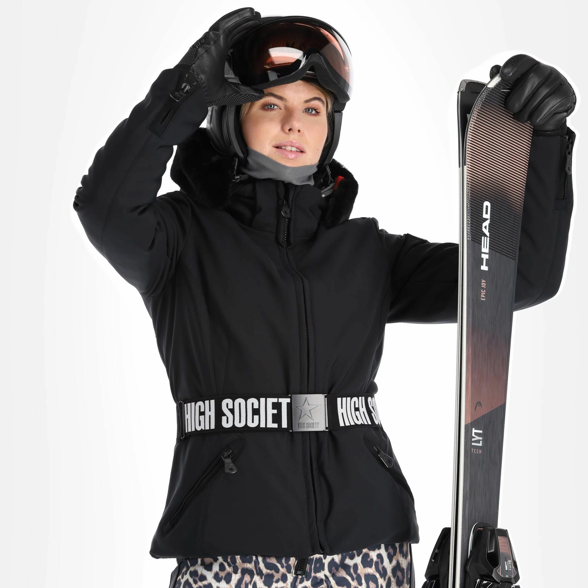 High Society, Jacy Ski-jas Dames Zwart 6 High Society, Jacy Ski-jas Dames Zwart - Afbeelding 4