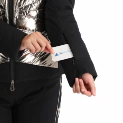 High Society, Harper Ski-jas Dames Caramel Bruin, Zwart -XUEFENG EXTREME OUTFIT high society ski jacket aa jas gevoerd dames caramel bruin zwart 22highs101v2 BI 08