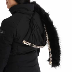 High Society, Harper Ski-jas Dames Caramel Bruin, Zwart -XUEFENG EXTREME OUTFIT high society ski jacket aa jas gevoerd dames caramel bruin zwart 22highs101v2 BI 11