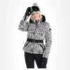 High Society, Elea Ski-jas Dames Paisley Print Zwart -XUEFENG EXTREME OUTFIT high society ski jacket aa jas gevoerd dames paisley print zwart 22highs106v2 BI 02