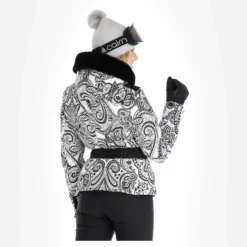High Society, Elea Ski-jas Dames Paisley Print Zwart -XUEFENG EXTREME OUTFIT high society ski jacket aa jas gevoerd dames paisley print zwart 22highs106v2 BI 03