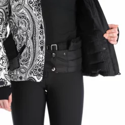 High Society, Elea Ski-jas Dames Paisley Print Zwart -XUEFENG EXTREME OUTFIT high society ski jacket aa jas gevoerd dames paisley print zwart 22highs106v2 BI 08