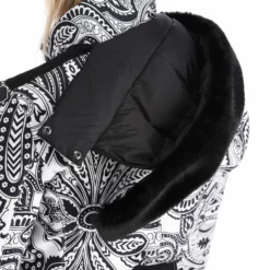 High Society, Elea Ski-jas Dames Paisley Print Zwart -XUEFENG EXTREME OUTFIT high society ski jacket aa jas gevoerd dames paisley print zwart 22highs106v2 BI 09