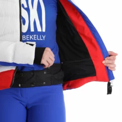 Kelly, Down Jacket Ski-jas Dames Ocean Blauw, Wit -XUEFENG EXTREME OUTFIT kelly down jacket aa jas gevoerd dames ocean blauw wit 22kelly102v3 BI 10