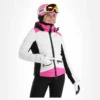 Kelly, Down Jacket Ski-jas Dames Roze, Wit 2 Kelly, Down Jacket Ski-jas Dames Roze, Wit -XUEFENG EXTREME OUTFIT kelly down jacket aa jas gevoerd dames roze wit 22kelly102v2 BI 02