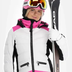 Kelly, Down Jacket Ski-jas Dames Roze, Wit 20 Kelly, Down Jacket Ski-jas Dames Roze, Wit -XUEFENG EXTREME OUTFIT kelly down jacket aa jas gevoerd dames roze wit 22kelly102v2 BI 05