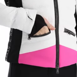 Kelly, Down Jacket Ski-jas Dames Roze, Wit 28 Kelly, Down Jacket Ski-jas Dames Roze, Wit -XUEFENG EXTREME OUTFIT kelly down jacket aa jas gevoerd dames roze wit 22kelly102v2 BI 14