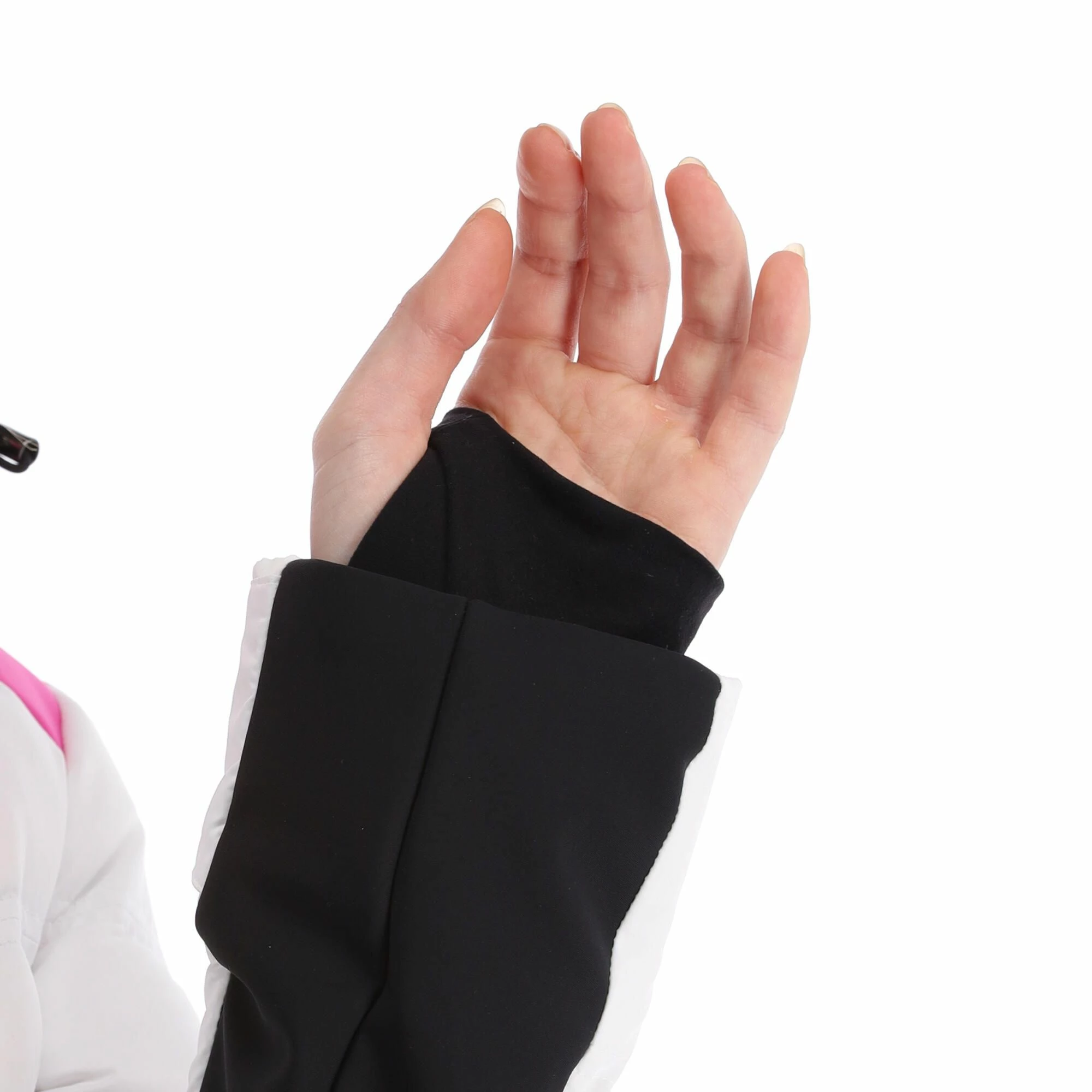 Kelly, Down Jacket Ski-jas Dames Roze, Wit 16 Kelly, Down Jacket Ski-jas Dames Roze, Wit - Afbeelding 14