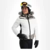 Kelly, Down Jacket Ski-jas Dames Stone Wit -XUEFENG EXTREME OUTFIT kelly down jacket aa jas gevoerd dames stone wit 22kelly101v3 BI 02