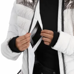 Kelly, Down Jacket Ski-jas Dames Stone Wit -XUEFENG EXTREME OUTFIT kelly down jacket aa jas gevoerd dames stone wit 22kelly101v3 BI 14