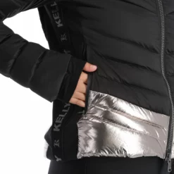 Kelly, Down Jacket Ski-jas Dames Stone Zwart -XUEFENG EXTREME OUTFIT kelly down jacket aa jas gevoerd dames stone zwart 22kelly101v1 BI 12