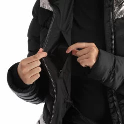 Kelly, Down Jacket Ski-jas Dames Stone Zwart -XUEFENG EXTREME OUTFIT kelly down jacket aa jas gevoerd dames stone zwart 22kelly101v1 BI 13