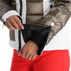 Kelly, Softshell Jacket Softshell Ski-jas Dames Goud, Wit 24 Kelly, Softshell Jacket Softshell Ski-jas Dames Goud, Wit -XUEFENG EXTREME OUTFIT kelly softshell jacket ac softshell jas dames goud wit 22kelly104v4 BI 09