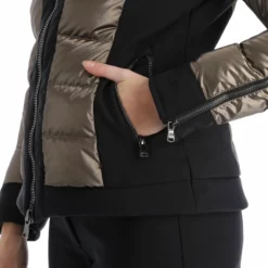 Kelly, Softshell Jacket Softshell Ski-jas Dames Goud, Zwart -XUEFENG EXTREME OUTFIT kelly softshell jacket ac softshell jas dames goud zwart 22kelly104v1 BI 14