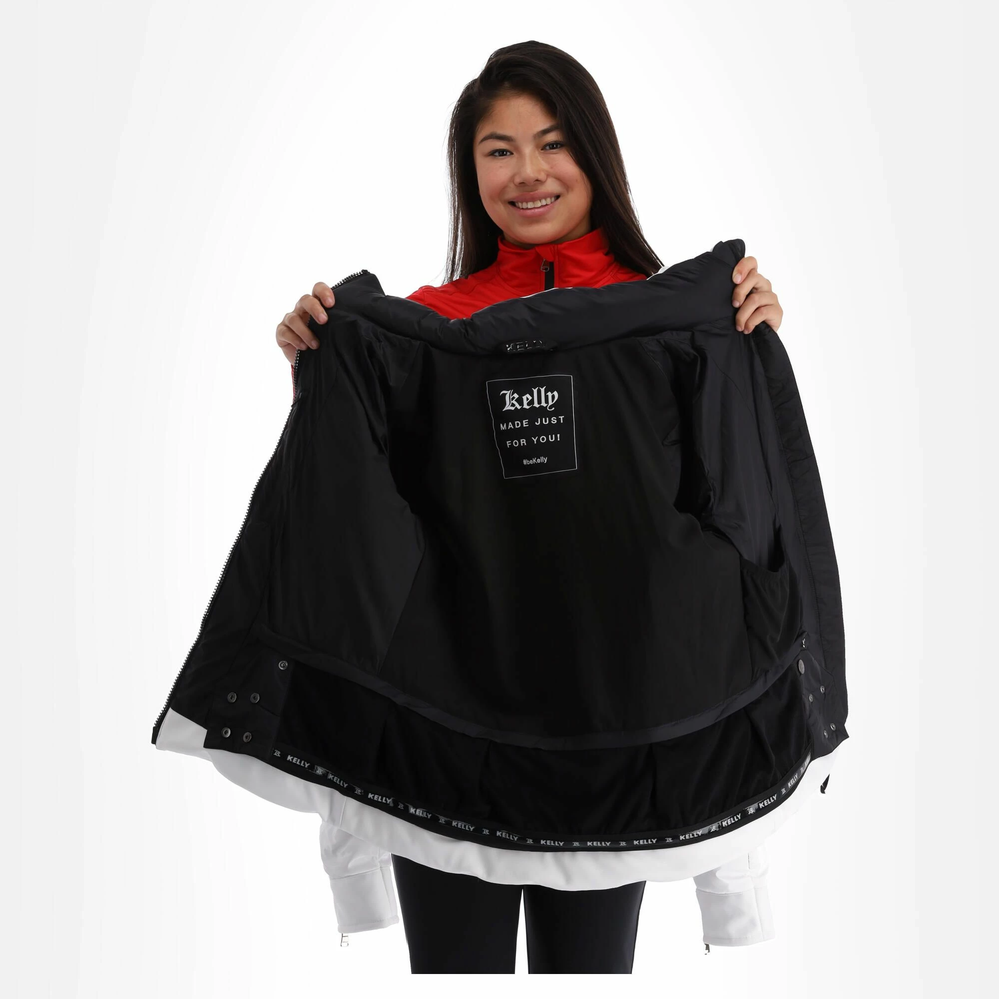 Kelly, Softshell Jacket Softshell Ski-jas Dames Wit 7 Kelly, Softshell Jacket Softshell Ski-jas Dames Wit - Afbeelding 5