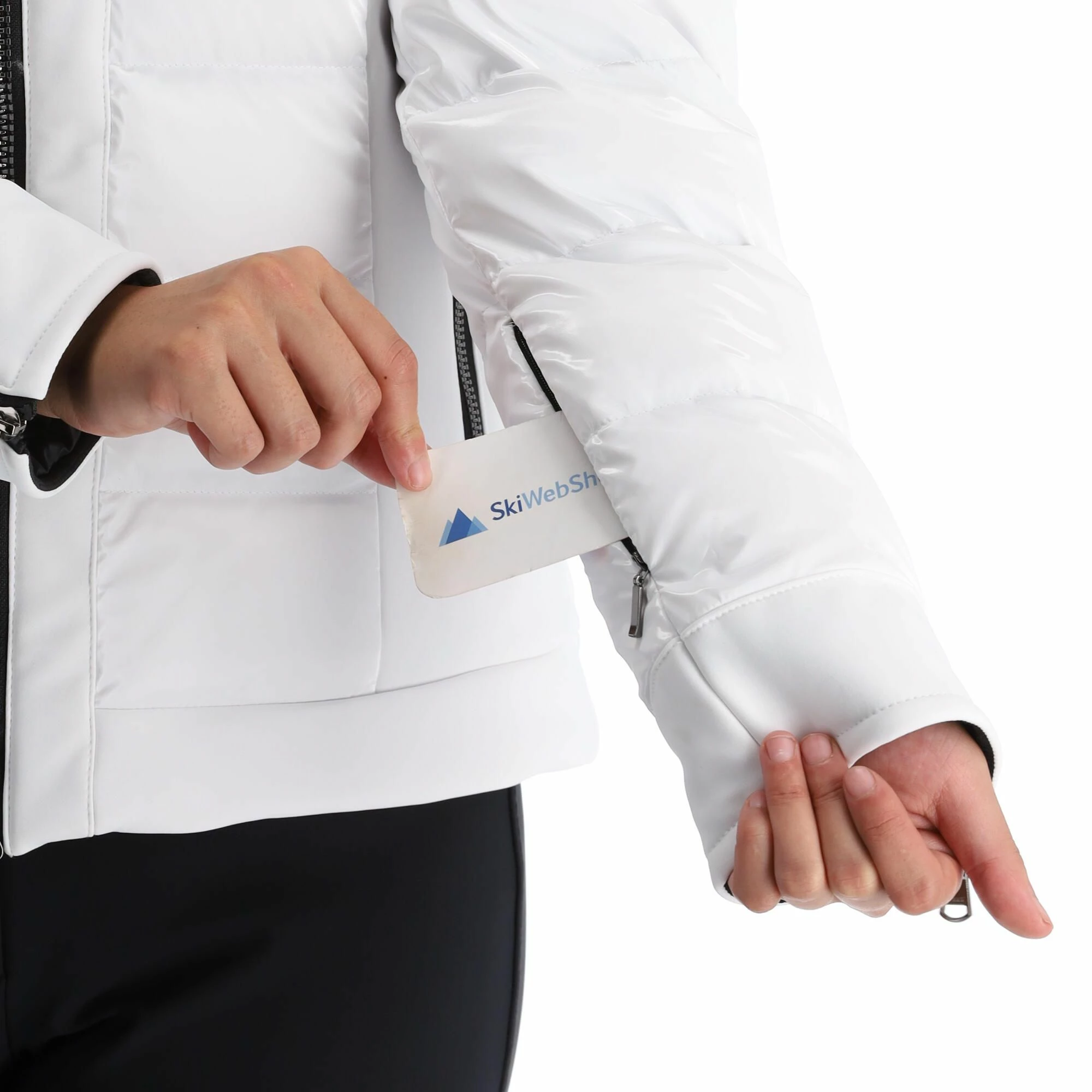 Kelly, Softshell Jacket Softshell Ski-jas Dames Wit 9 Kelly, Softshell Jacket Softshell Ski-jas Dames Wit - Afbeelding 7