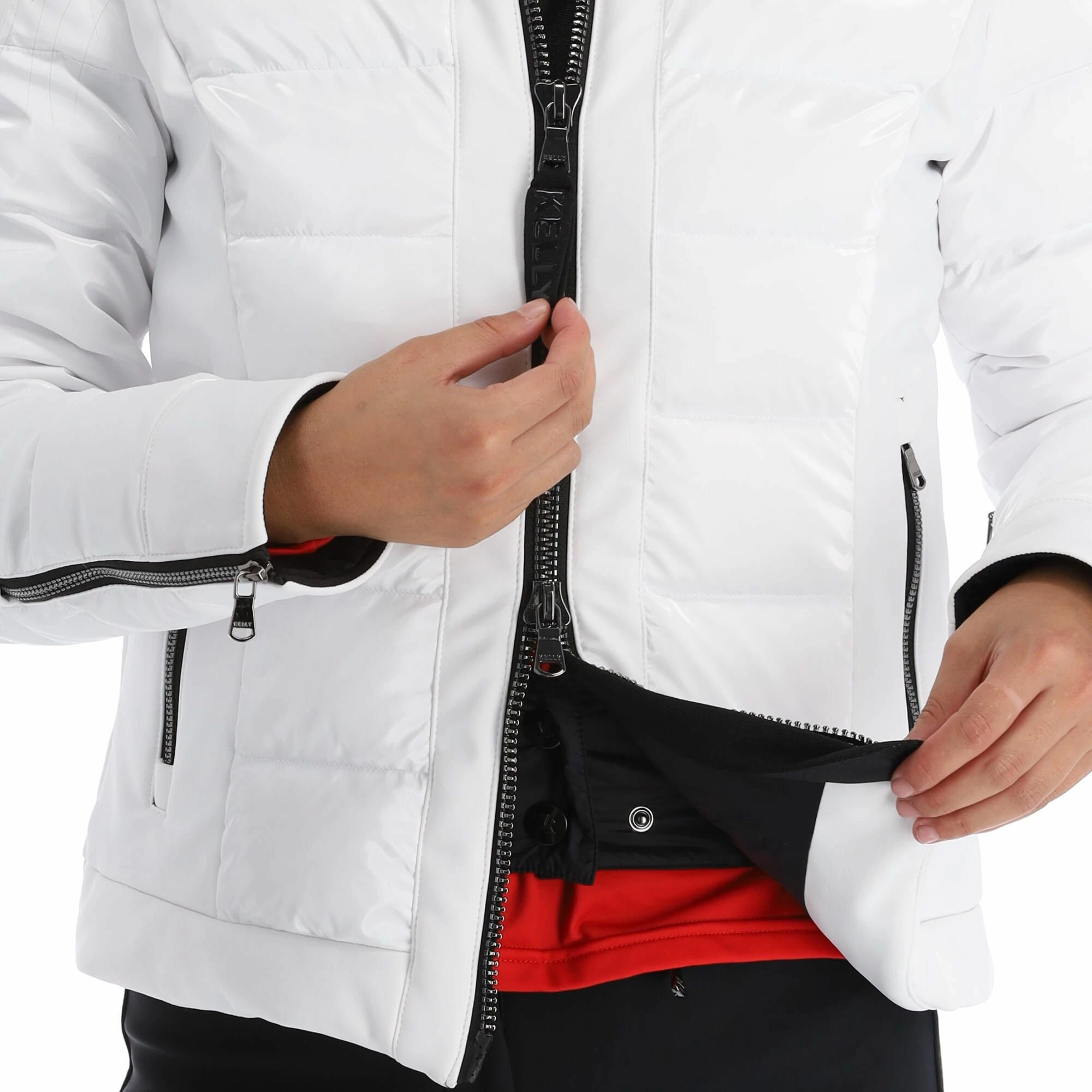 Kelly, Softshell Jacket Softshell Ski-jas Dames Wit 13 Kelly, Softshell Jacket Softshell Ski-jas Dames Wit - Afbeelding 11