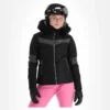 Kilpi, Alisia-W Ski-jas Dames Zwart -XUEFENG EXTREME OUTFIT kilpi alisia w aa jas gevoerd dames zwart 22kilpi106v1 BI 02