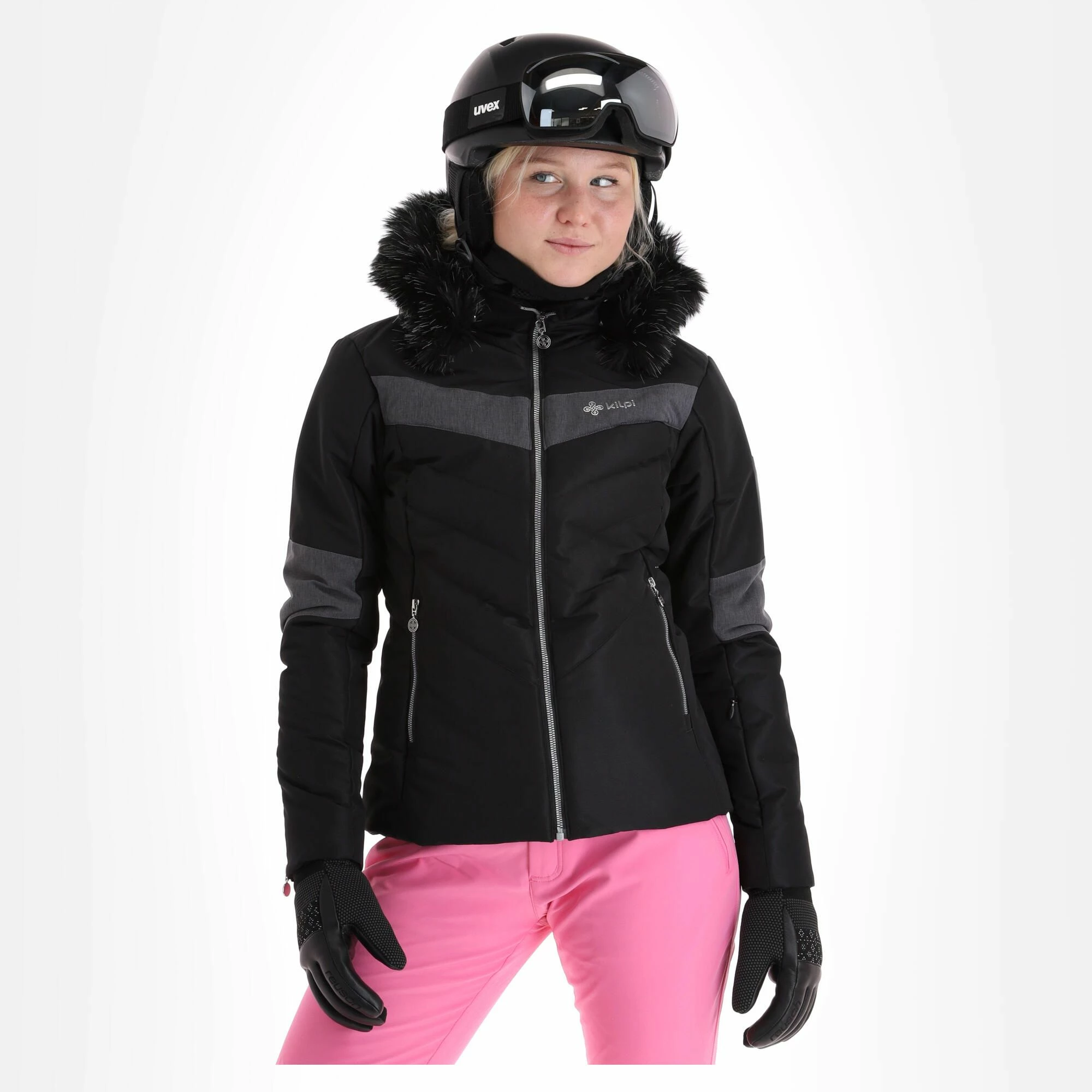 Kilpi, Alisia-W Ski-jas Dames Zwart 3 Kilpi, Alisia-W Ski-jas Dames Zwart