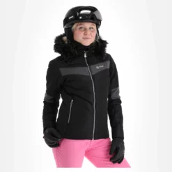 Kilpi, Alisia-W Ski-jas Dames Zwart 17 Kilpi, Alisia-W Ski-jas Dames Zwart -XUEFENG EXTREME OUTFIT kilpi alisia w aa jas gevoerd dames zwart 22kilpi106v1 BI 04