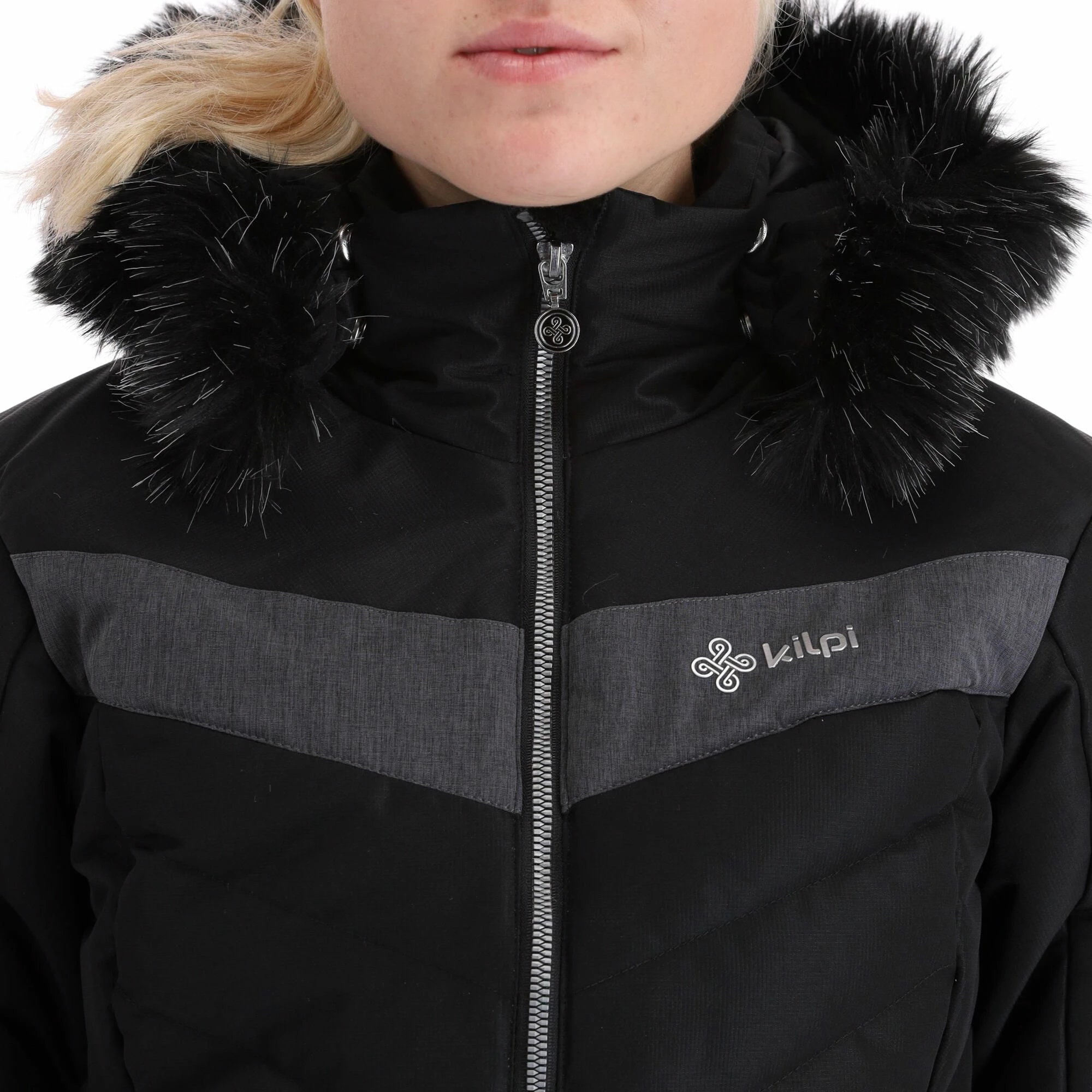 Kilpi, Alisia-W Ski-jas Dames Zwart 8 Kilpi, Alisia-W Ski-jas Dames Zwart - Afbeelding 6